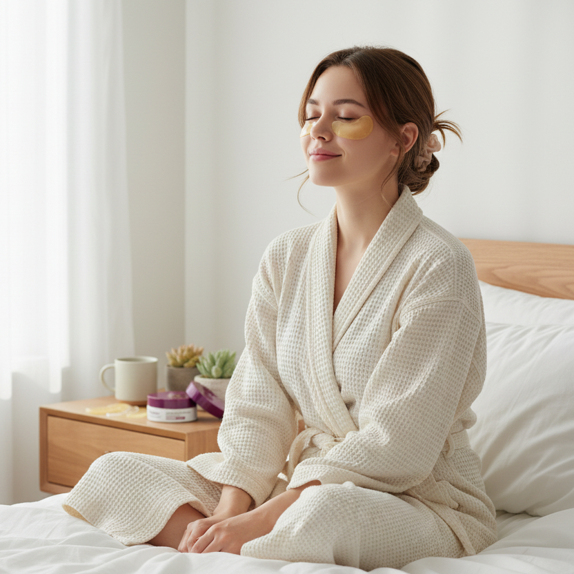 Morning routine natural look