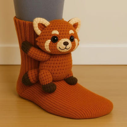 Animal Print Knitted Floor Socks | Cosy Anti-Slip Winter Socks | 15 Adorable Designs