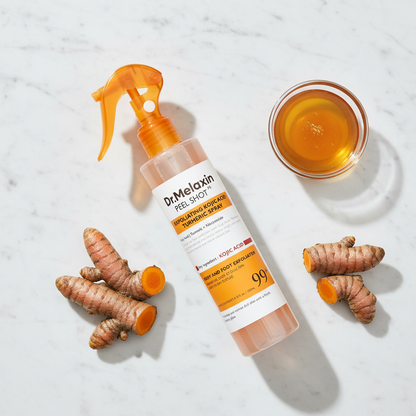 Flat Lay with Turmeric